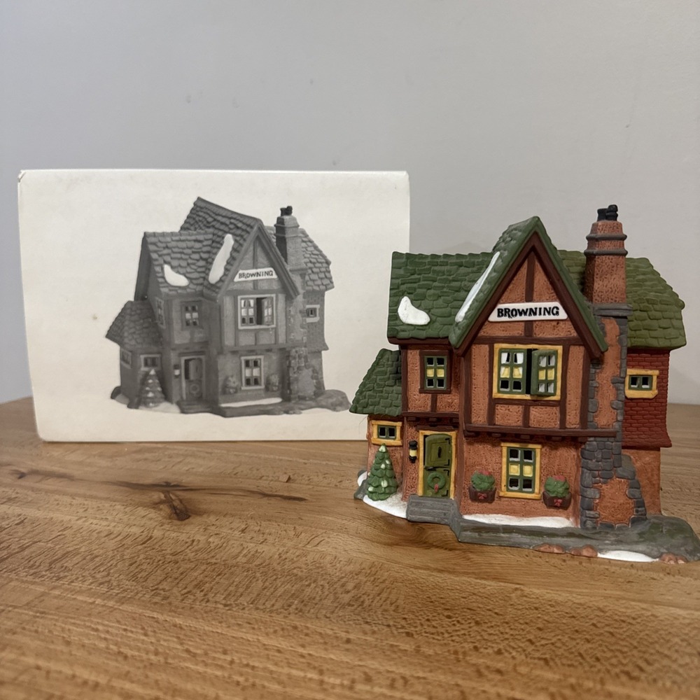 Department 56 Heritage Collection Dickens Village Series Browning Cottage 5824-6